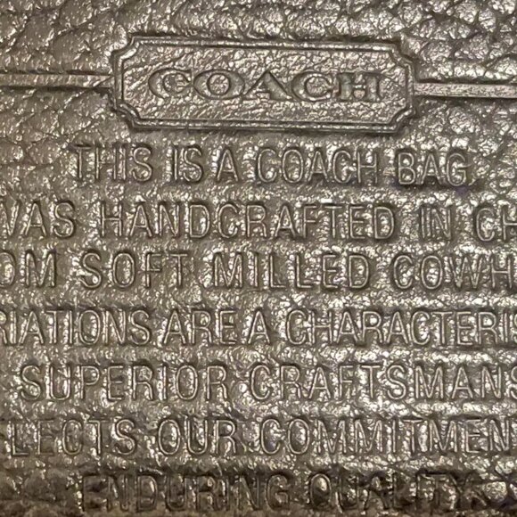 Coach Black Leather Hobo Shoulder Bag - Picture 9 of 10